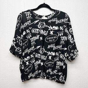 Riley & James Free-Spirited Womens Top 3X Relaxed Boxy Soft Casual Chic Feminine